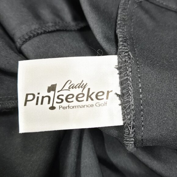 NWT LADY PINSEEKER PERFORMANCE GOLF ESSENTIAL PANTS BLACK POLYESTER 18 MSRP $40 - Picture 10 of 13